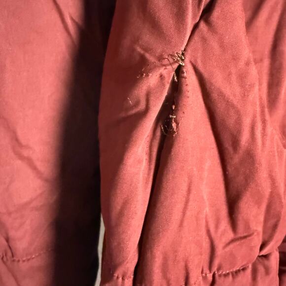 Sweet Baby Jamie Ruby Red Zip Up Long Sleeve Midi Winter Puffer Coat Size XS - Picture 14 of 15